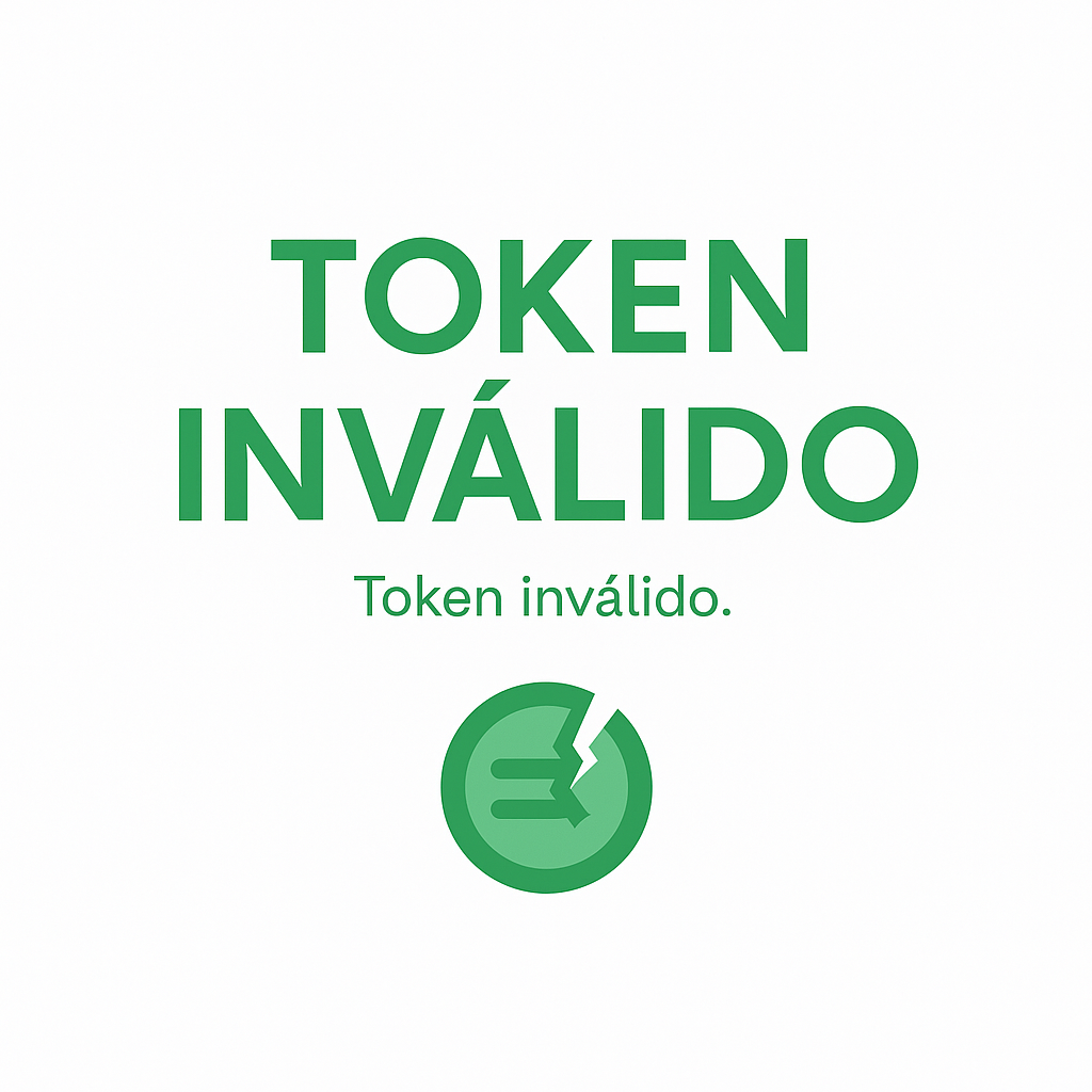 Token inválido